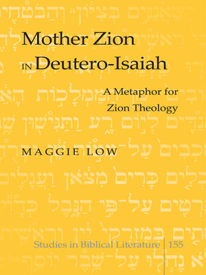 cover image of Mother Zion in Deutero-Isaiah
